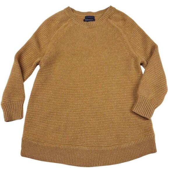 J.Crew Collection Cashmere Sweater Dark Camel Womens Size S Small - Picture 2 of 8